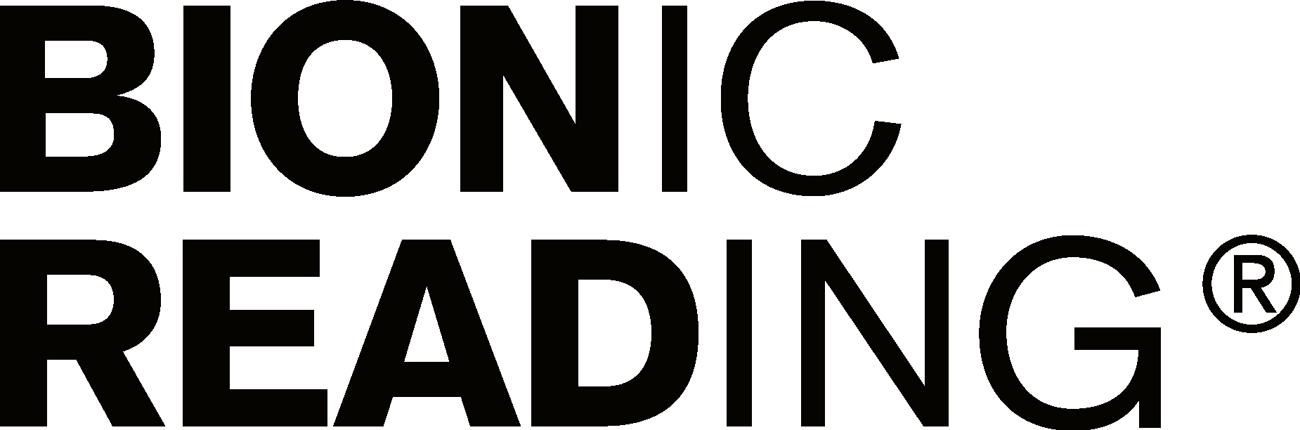 Bionic Reading Logo Vector Logo